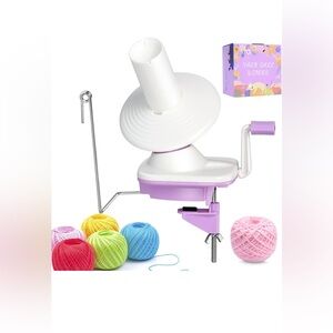 Purple Yarn Ball Winder